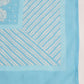 Aavyora Women's Sky Blue Floral Printed A-Line Kurta with Pintucks, Striped Pants & Dupatta Set