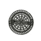 NVR Women's Oxidised Silver Plated Adjustable Finger Ring | Swadesiicart