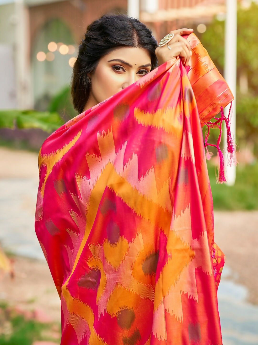 Shree Shyam Fashion Yellow Soft Silk Saree