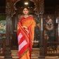 Very Much Indian Handloom Cotton Viscose Ilkal Saree Bright Mustard Yellow With Red Border | Swadesiicart