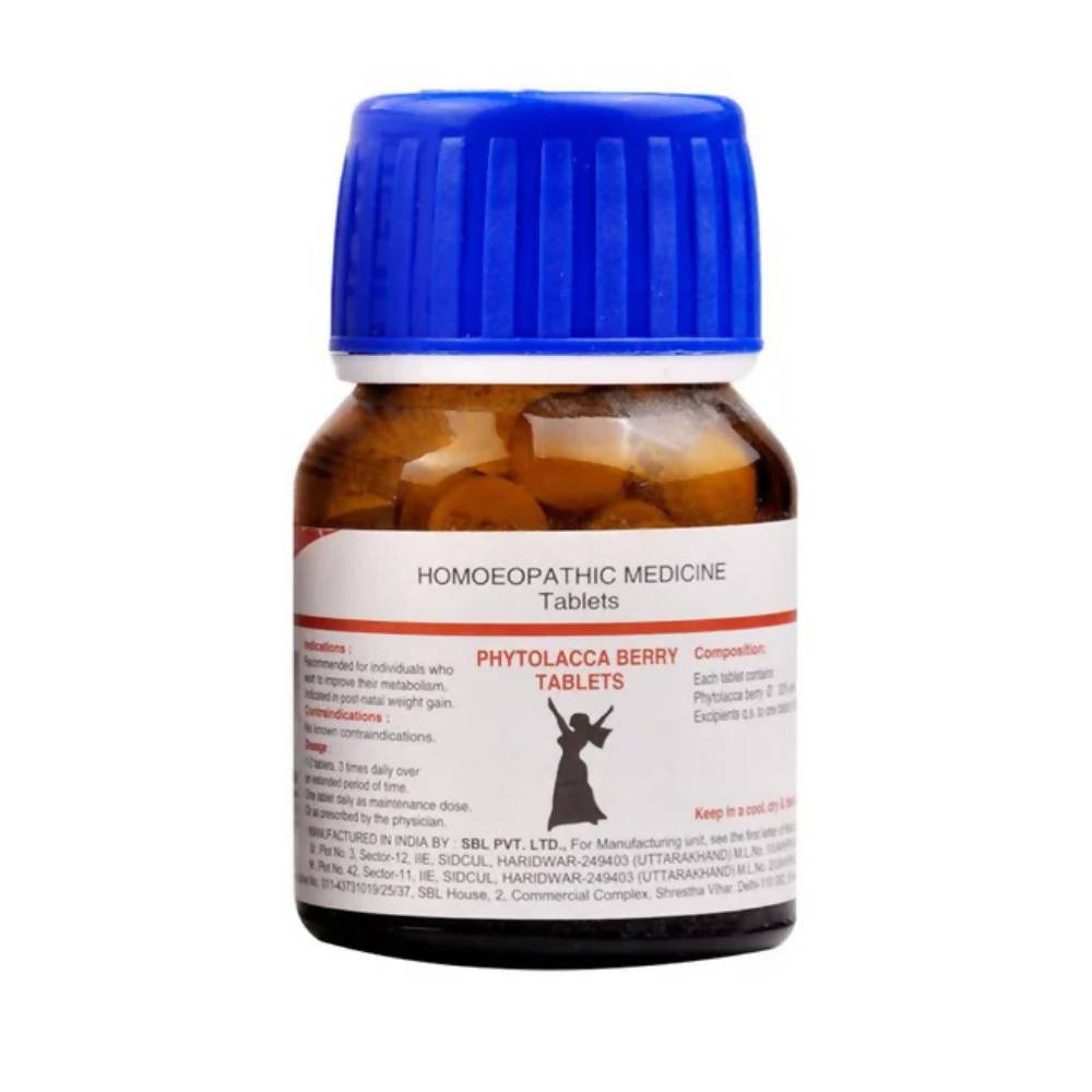 SBL Homeopathy Phytolacca Berry Tablets - Swadesiicart
