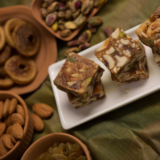 Almond House Dry Fruit Burfi | Swadesiicart