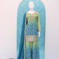 Anaita Blue Digital print with Embroidered Silk Stitched Plazo Suit