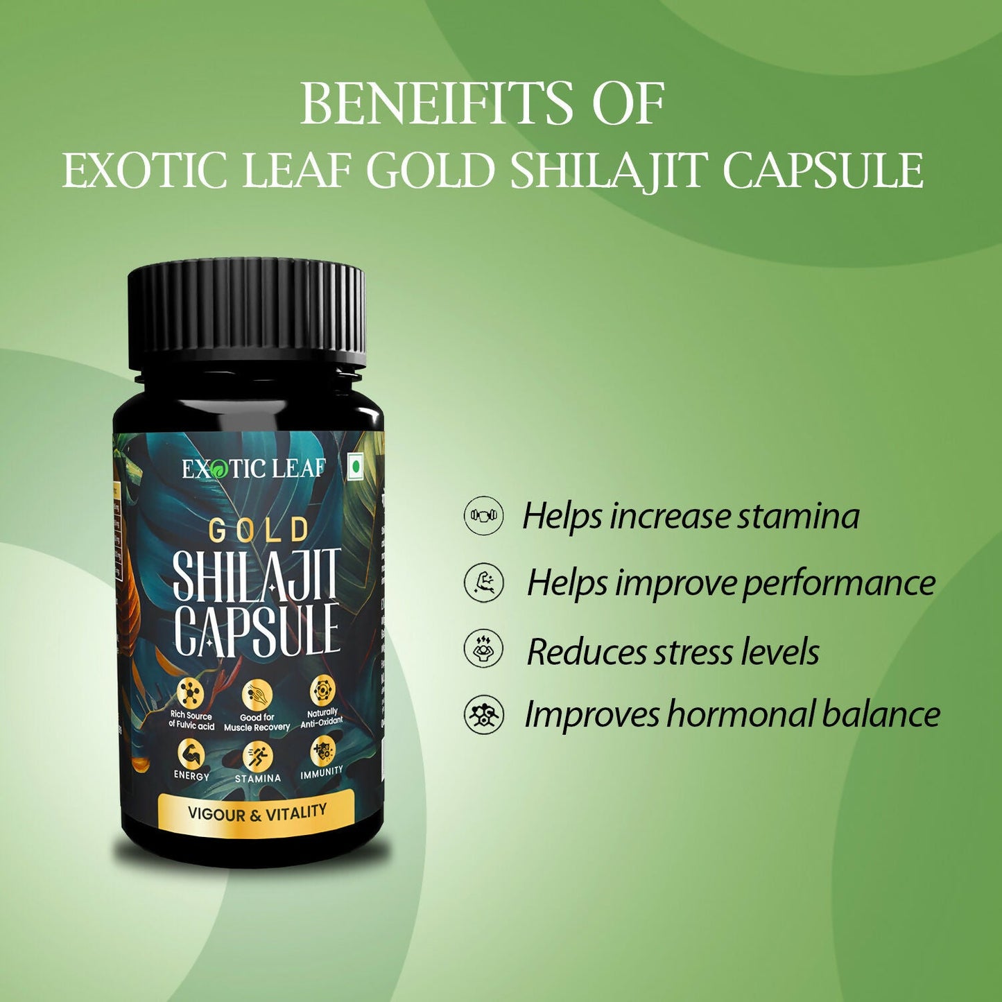 Exotic Leaf Gold SJ Capsules - Swadesiicart