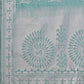 Shree Shyam Fashion Varnika Sea Green Linen Cotton Saree