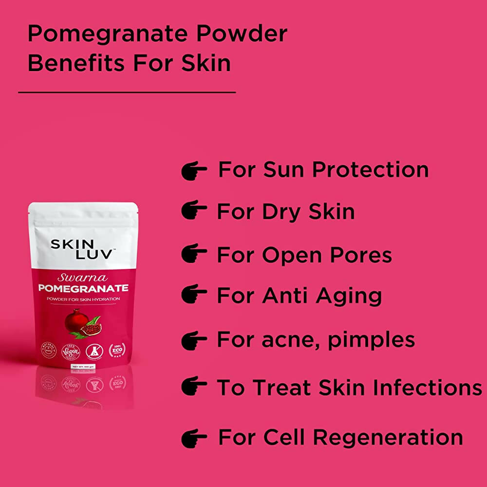 SkinLuv Swarna Pomegranate Powder For Skin Hydration - Swadesiicart