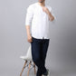 Even Apparels White Pure Cotton Embroided Men's Kurta (STR078) | Swadesiicart