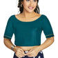 Aastha Fashion Women's Teal Art Silk Designer Party Wear Readymade Blouse