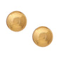 Ruby Raang Golden Round Studs | Swadesiicart