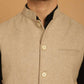 Even Apparels Pure Wool Nehru Jacket - Off White | Swadesiicart