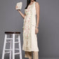 Ahalyaa Women's Traditional wear Kurta - Off-White | Swadesiicart