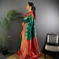 Joban Fashion Pink Butti Banarasi Silk Sarees | Swadesiicart