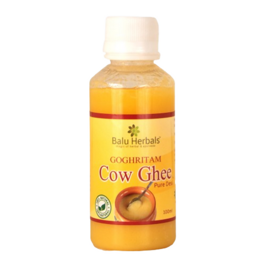 Balu Herbals Cow Ghee | Made From Grass Fed Cow's Milk | Organic, Natural & Pure Cow Ghee - Balu Herbals