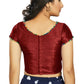 Aastha Fashion Women's Maroon Art Silk Designer Party Wear Readymade Blouse