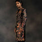 Black Tides Hand Embroidered Indowestern Sherwani by Hilo Design