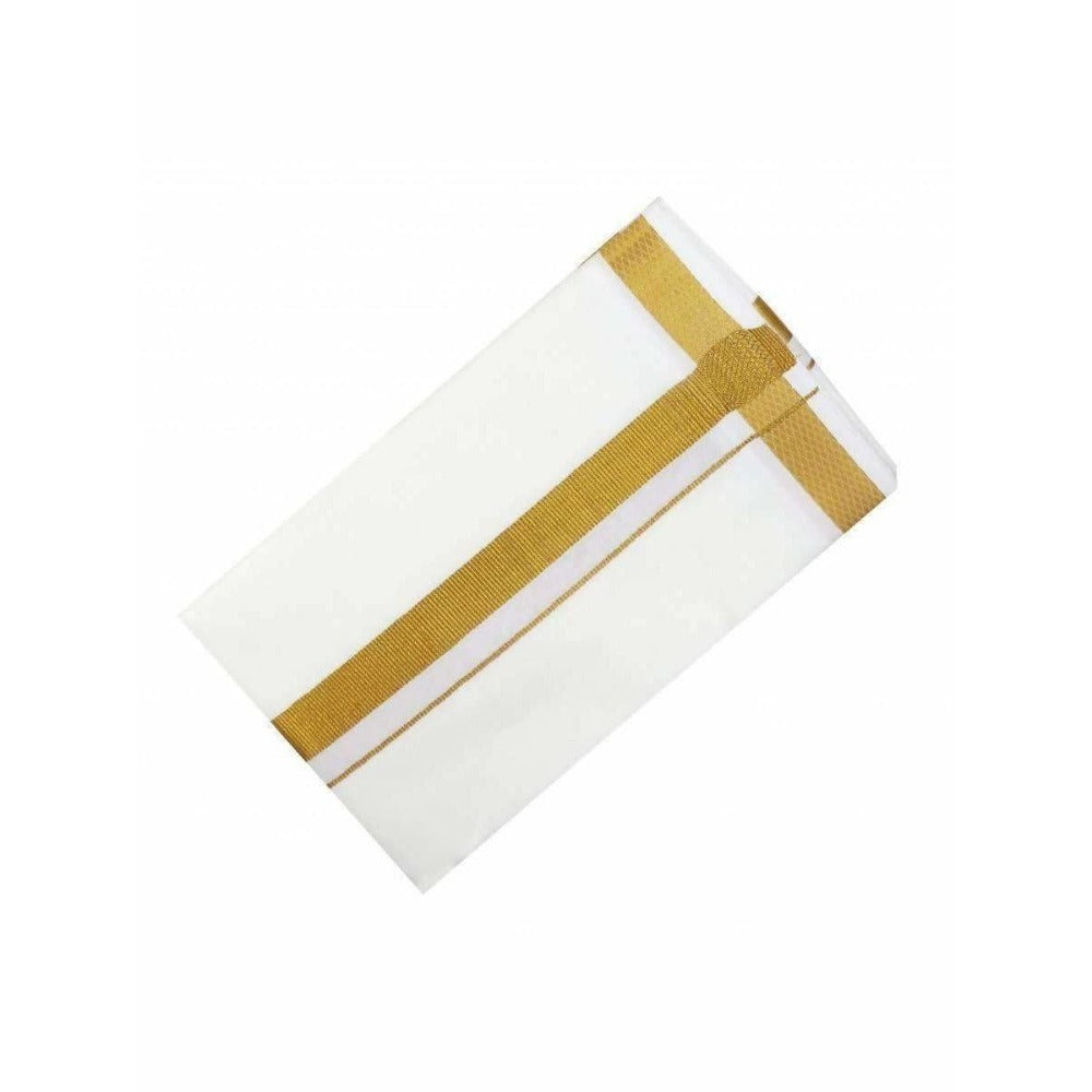 Ramraj - Cream Gold Cotton Towel - Swadesiicart