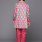 Ahalyaa Women's Traditional Wear Co-ods - Pink