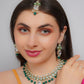 Divisha Alloy Gold-plated Green Jewellery Set | Swadesiicart