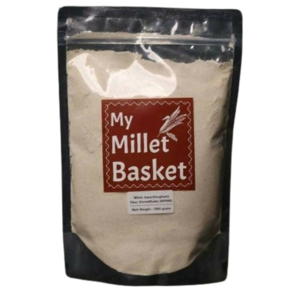 My Millet Basket White Jowar (Sorghum) Flour (HomeMade) | Swadesiicart