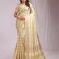 Shree Shyam Fashion Organza Gold Saree