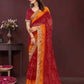 Ai Fashion Maroon Georgette Digital Print Party Wear Saree