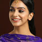 Ruby Raang Gold Flower Kundan Maang Tikka | Swadesiicart