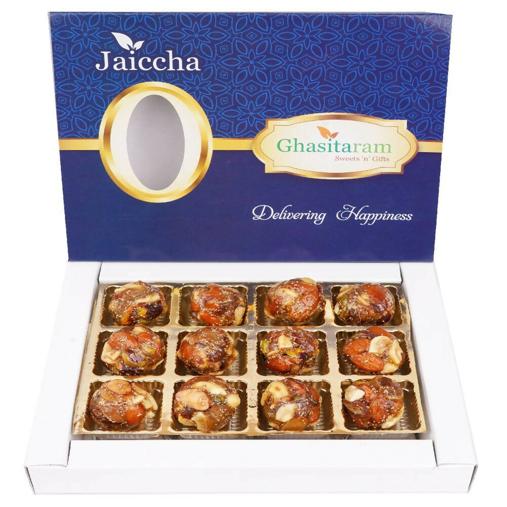 Ghasitaram Dry Fruit Laddoos with No Added Sugar | Swadesiicart