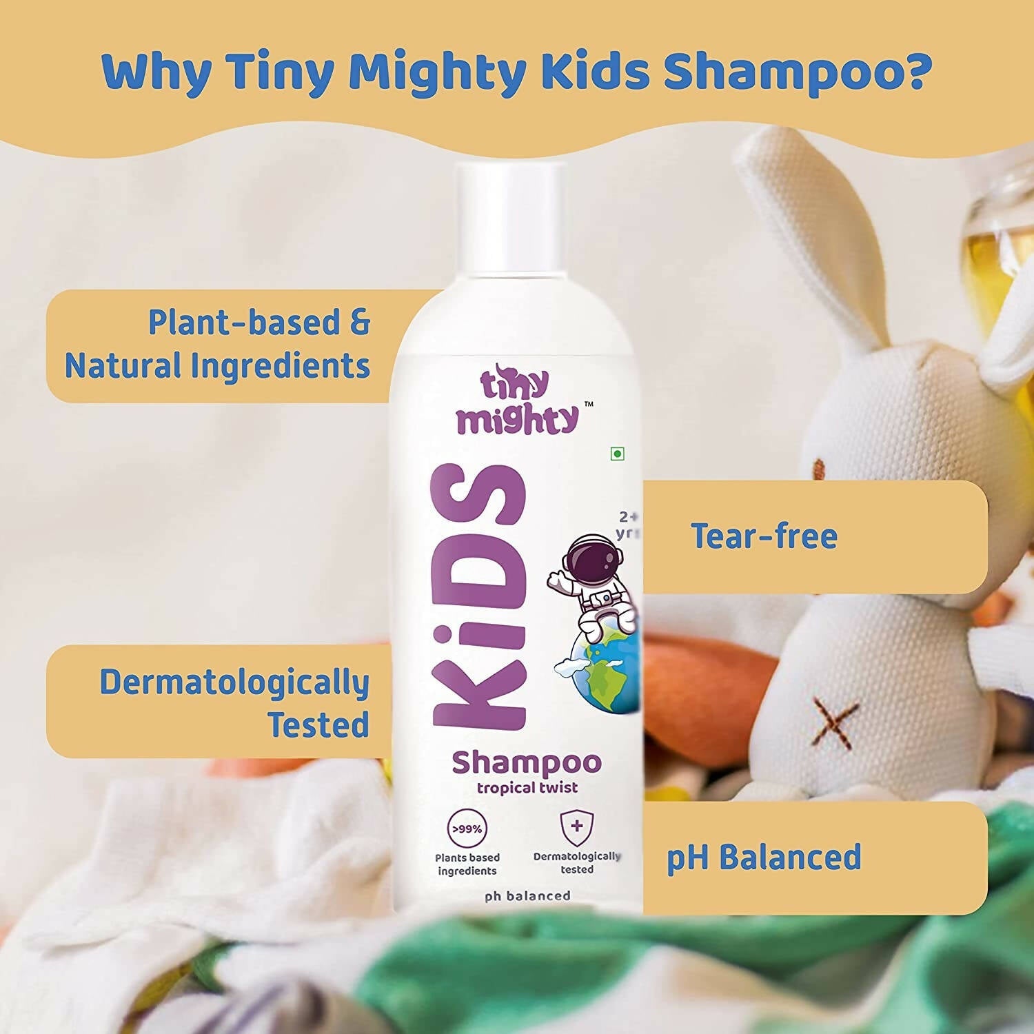 Tiny Mighty Kid Shampoo - Swadesiicart