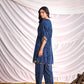 BulBul Women Blue Bandhani Printed Co-ord Set - Swadesiicart