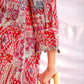 BulBul Women Orange Abstract Printed Co-ord Set - Swadesiicart
