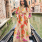 Anaita White Chinon Silk Readymade Anarkali Suit with Embroidery Work