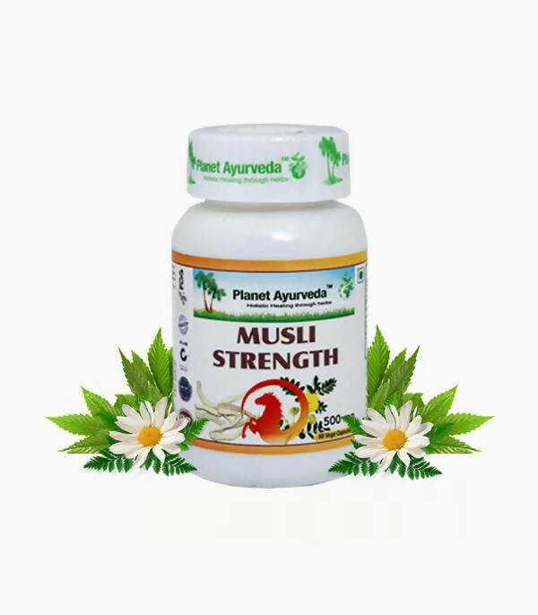 Planet Ayurveda Musli Strength capsules - Planet Ayurveda