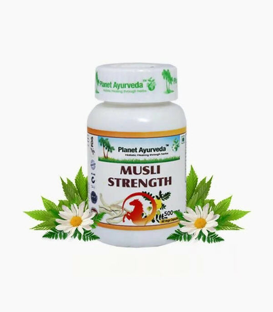 Planet Ayurveda Musli Strength capsules - Planet Ayurveda