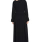 Bashariya Abaya Dress With Double Layers Of Bell Sleeves