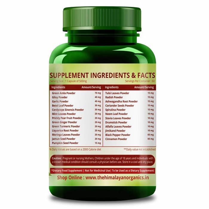 Himalayan Organics Immunity Booster Vegetarian Capsules | Swadesiicart