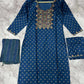 Jyoti Fashion Women's Morpich 14KG Rayon Foil Print with Embroidery Kurta Set | Swadesiicart