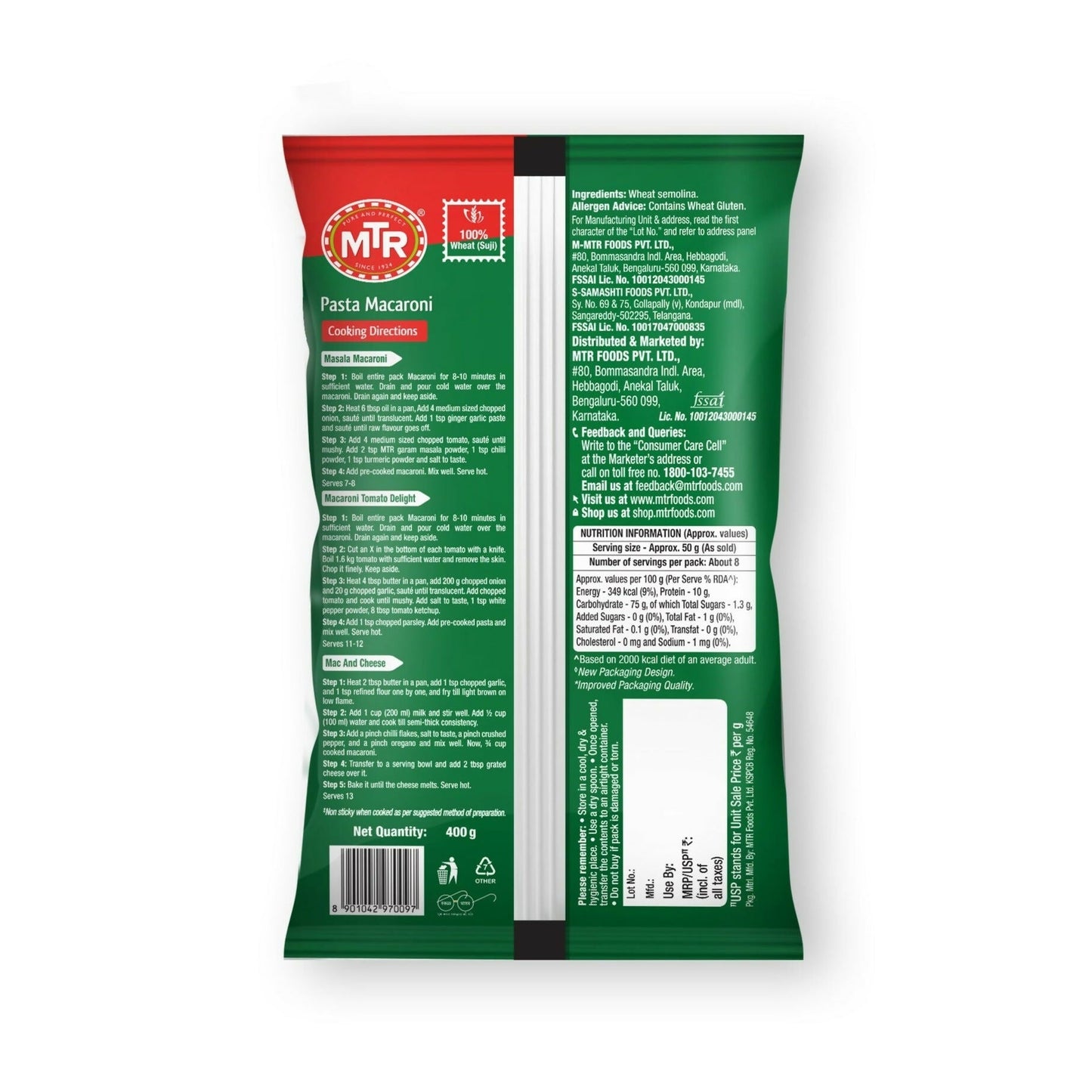 MTR Pasta Macaroni - Swadesiicart