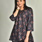 Morchari Digital Print Semi Muslin Co-Ord Set Top & Trouser-Multicolor - Swadesiicart