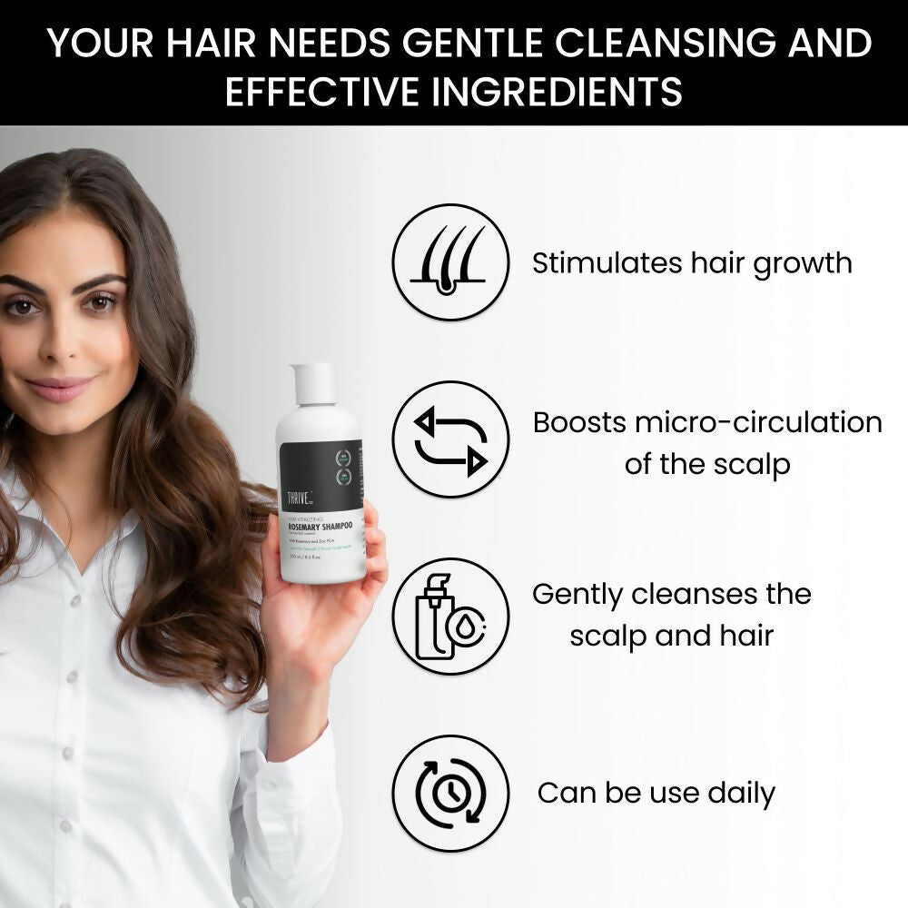 ThriveCo Hair Vitalizing Rosemary Shampoo | Swadesiicart