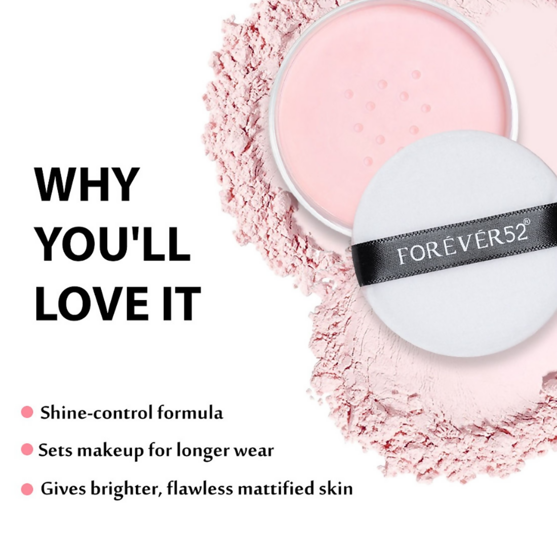 Daily Life Forever52 Deep Bake Translucent Matte Loose Powder - GLM007 | Swadesiicart