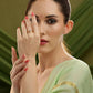 Natural Stone Pink Ring - Ruby Raang | Swadesiicart