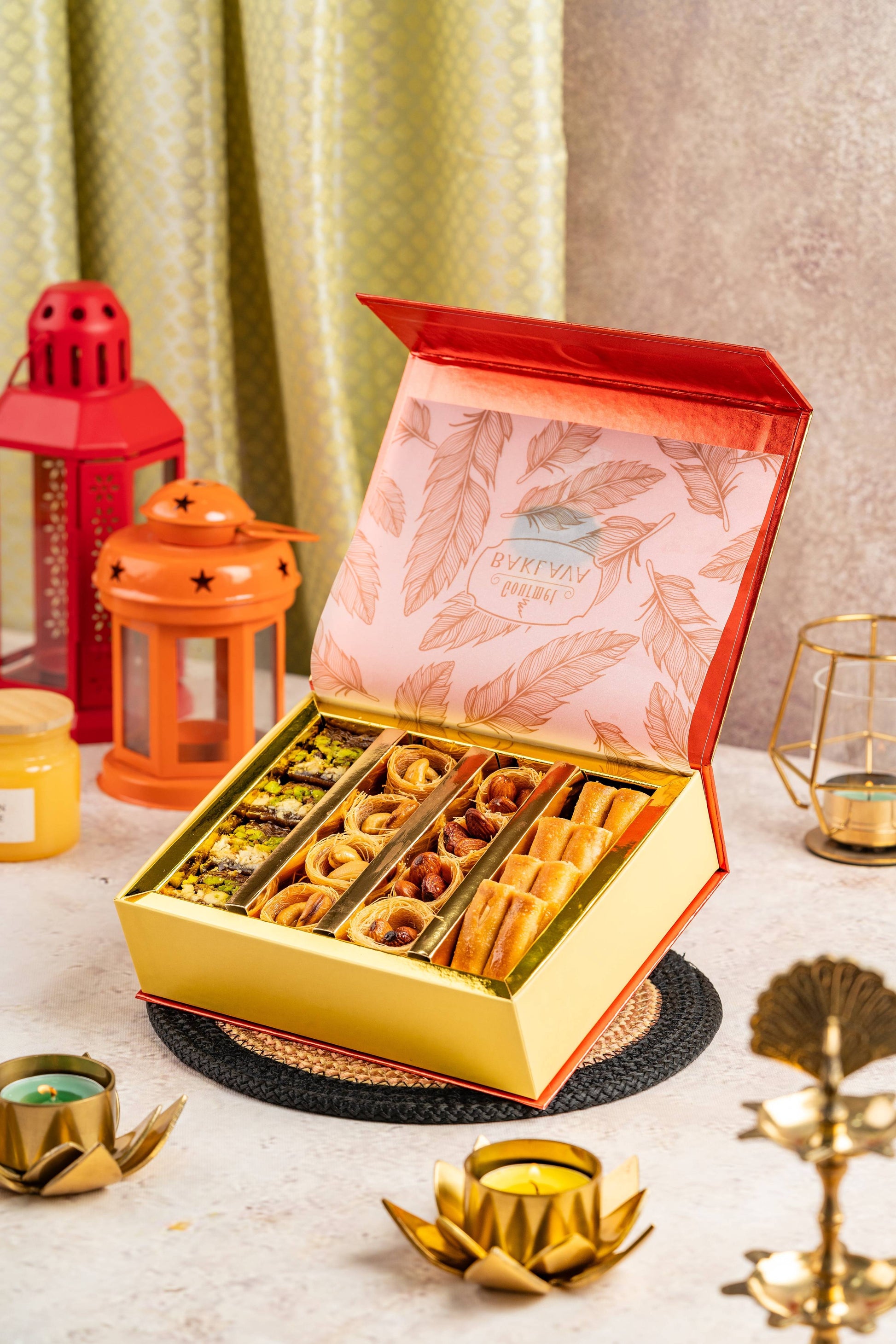 Gourmet Baklava Decadent Gift Box Of Assorted Baklava | Swadesiicart