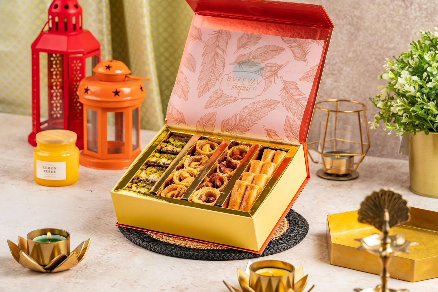 Gourmet Baklava Decadent Gift Box Of Assorted Baklava | Swadesiicart