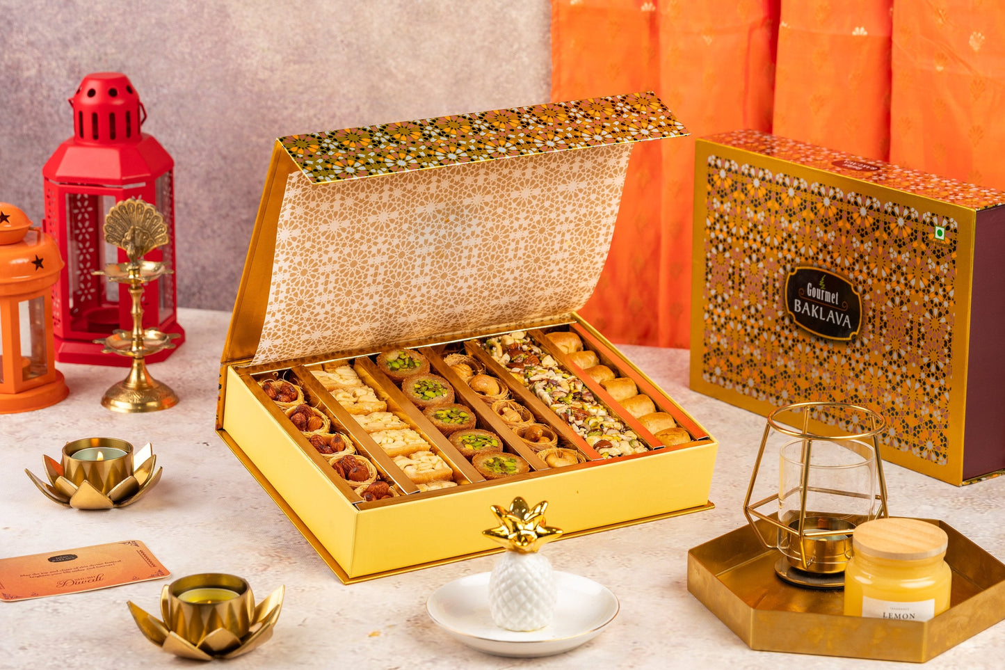 Gourmet Baklava Opulent Gift Box | Swadesiicart