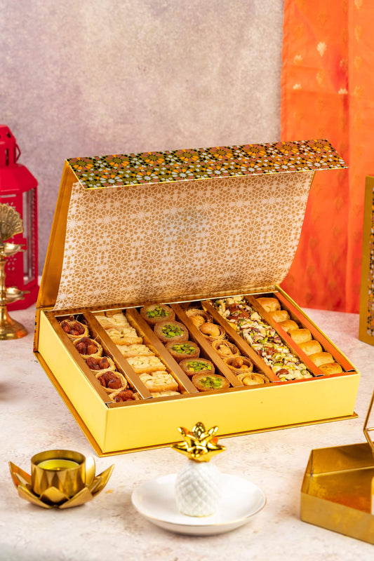 Gourmet Baklava Opulent Gift Box | Swadesiicart