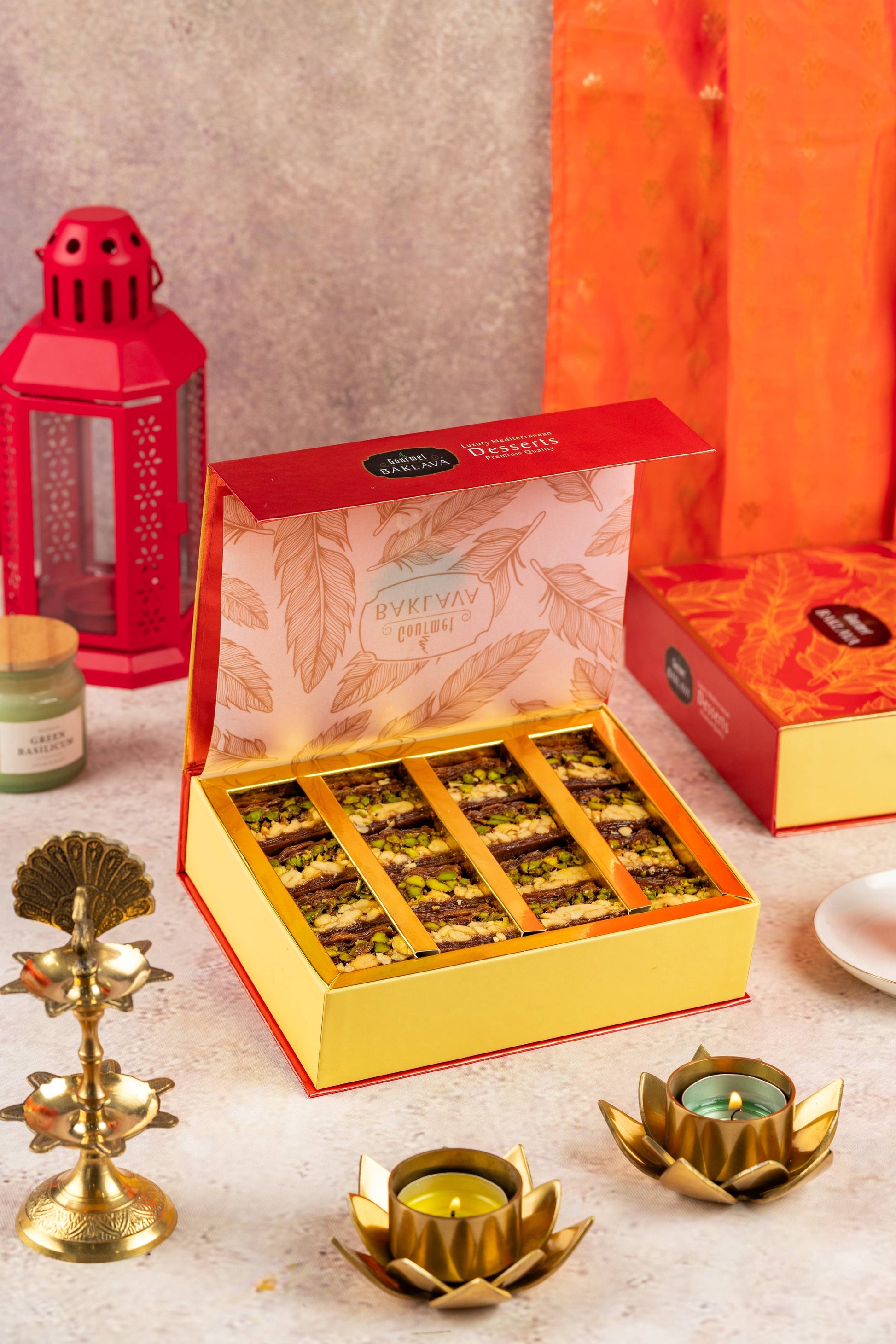 Gourmet Baklava Decadent Chocolate Dry Fruit Baklava | Swadesiicart
