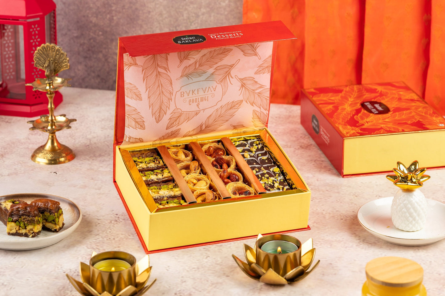 Gourmet Baklava Chocolate Gift Box | Swadesiicart
