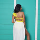 Noroke Cotton Crepe Pom Pom Beach Wear Skirt | Swadesiicart