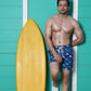 Noroke Sustainable fabric | Poly elastane Dolphin Patterned Men Swim Shorts | Swadesiicart