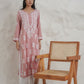 Gharana India Modal Onion Pink Coloured Chikankari Kurta | Swadesiicart